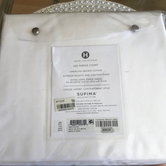 Hotel Collection Cotton King Comforter Cover - Picture 2 of 3